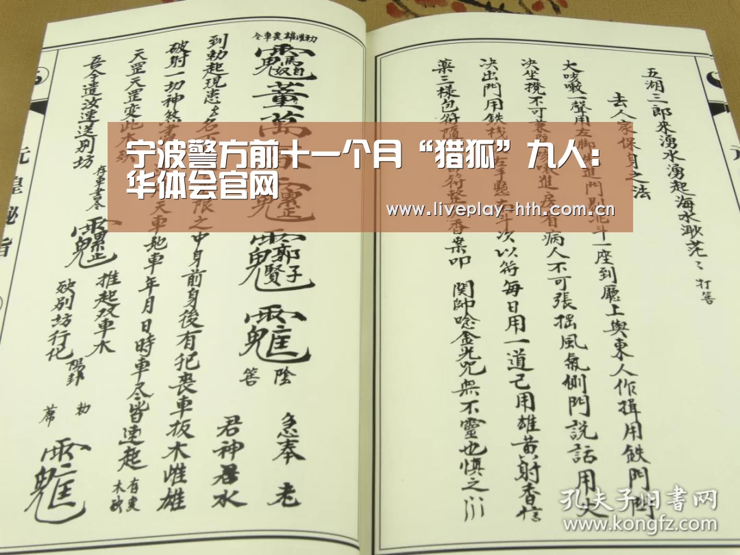 宁波警方前十一个月“猎狐”九人:华体会官网(图1) 华体会下载